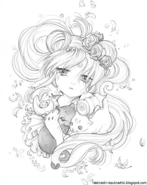 Аниме для срисовки