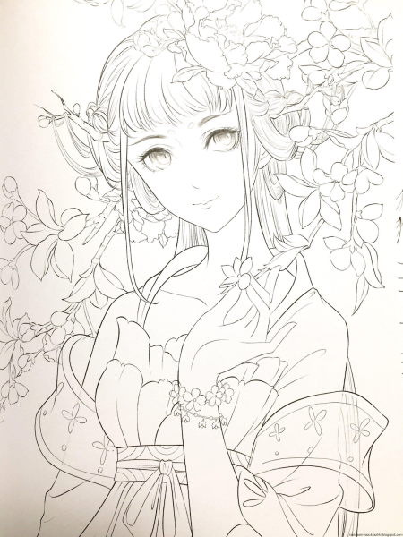 Аниме девушки карандашом