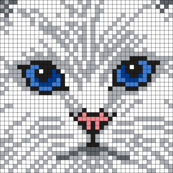 Вышивка по клеткам животные