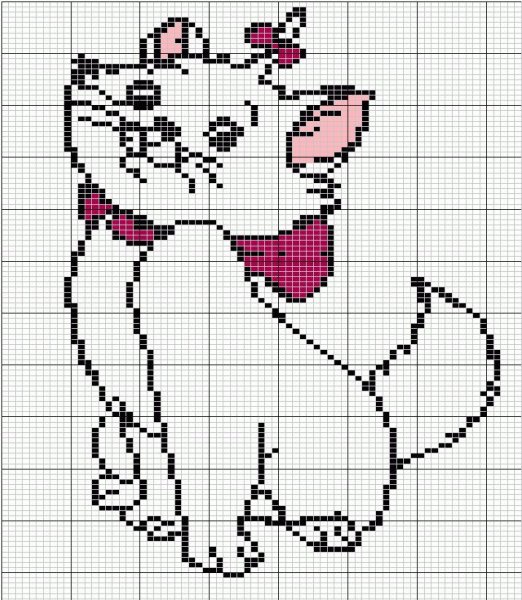 Схема рисунка для вышивания