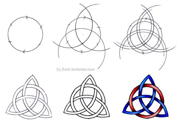 Рисунки с помощью циркуля