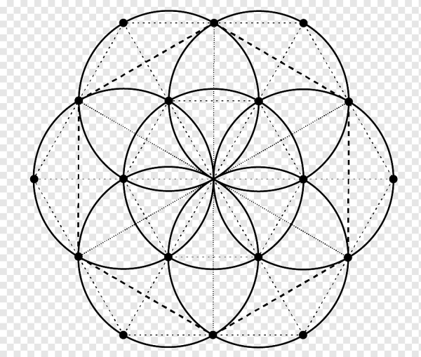 Узоры из кругов и окружностей