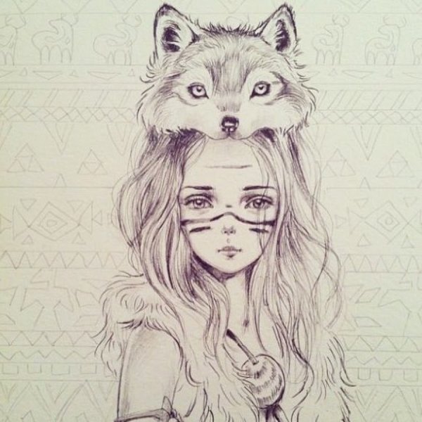 Картинки для срисовки для девочек животные