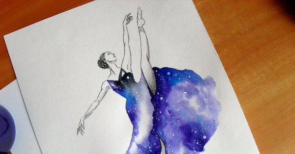 Оригинальные рисунки акварелью для начинающих