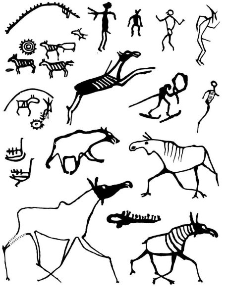 Томская писаница Наскальная живопись