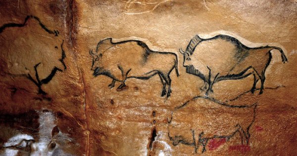 Пещера Альтамира черный Бизон