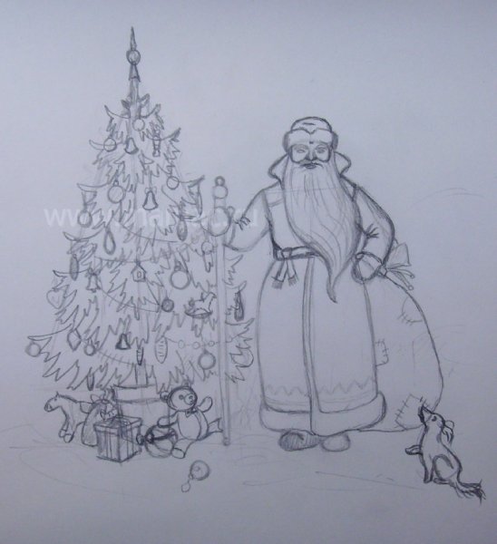 Раскраски новогодние венки