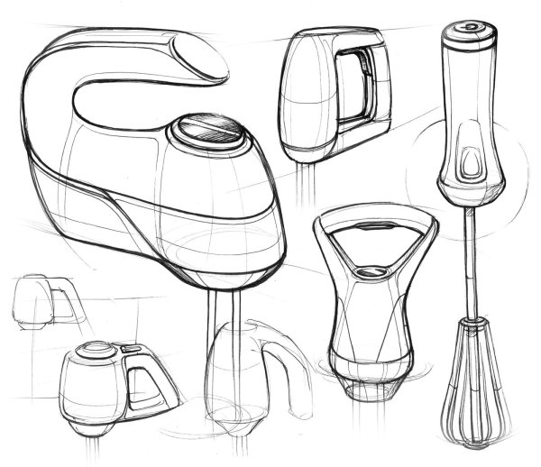 Скетчи бытовых предметов