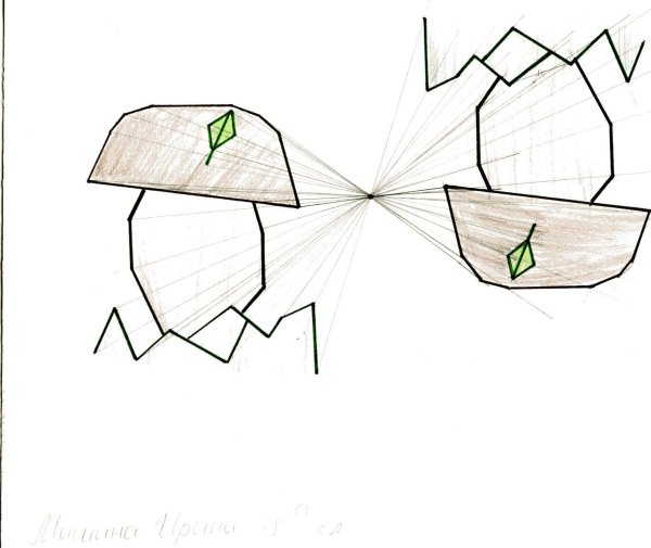 Центральная симметрия рисунки