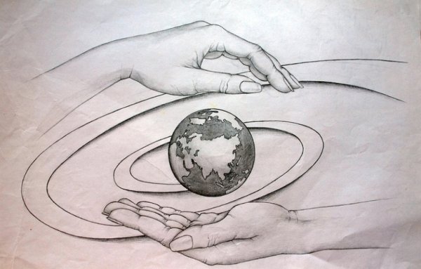 Планеты карандашом