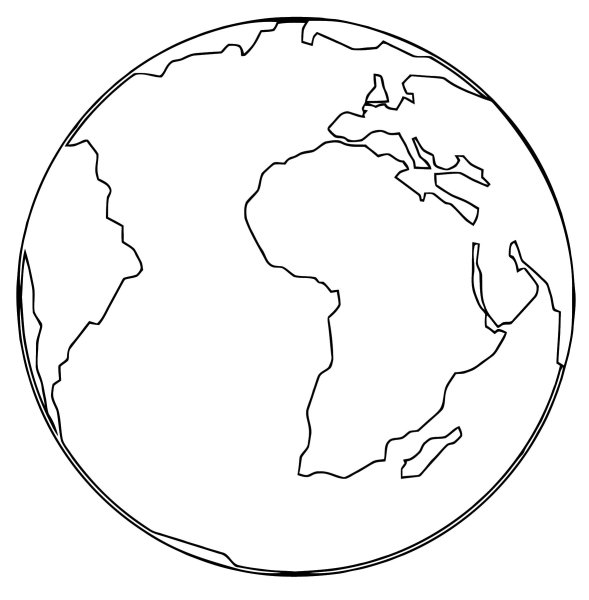 Планета раскраска на прозрачном фоне