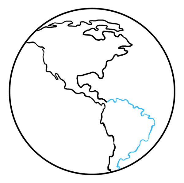 Планета земля мультяшная