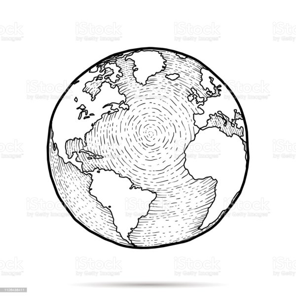 Планета земля скетч