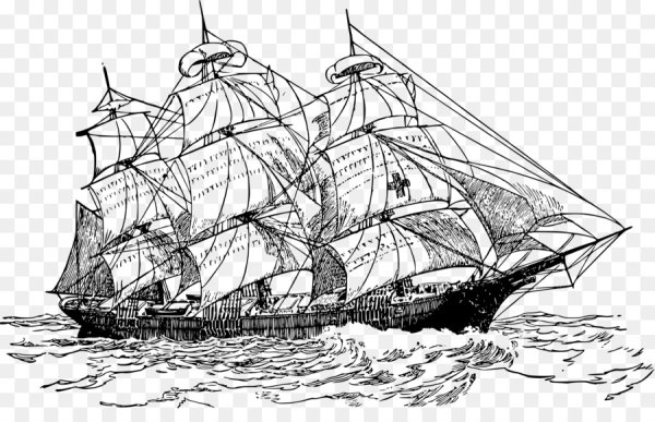 Нарисовать корабль карандашом