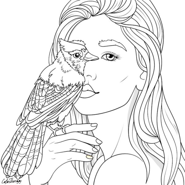 Раскраски девушки