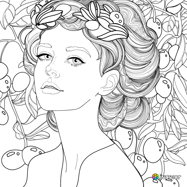 Волосы раскраска