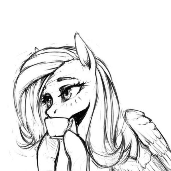 Картинки для срисовки пони