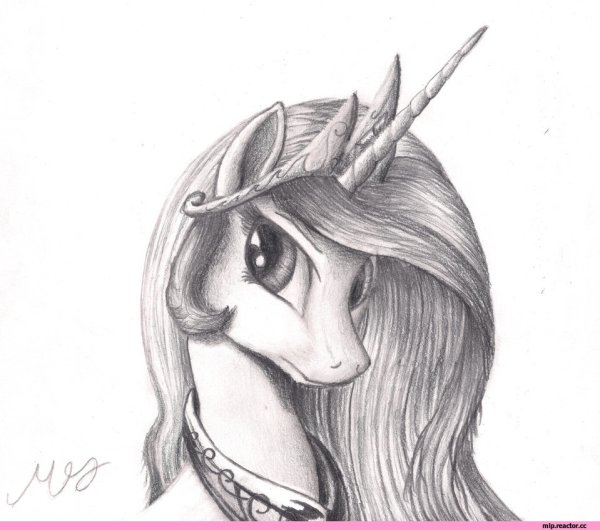 Пони арты для срисовки принцессы