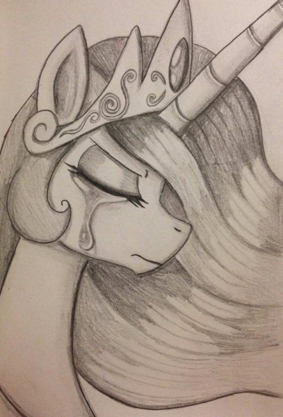 Рисунки для срисовки из пони карандашом