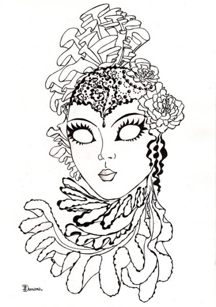 Карнавал рисунок