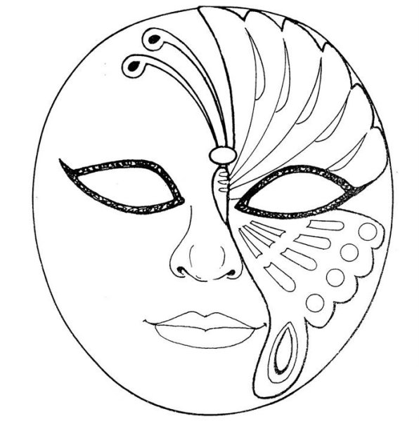 Хоровод маски рисунок