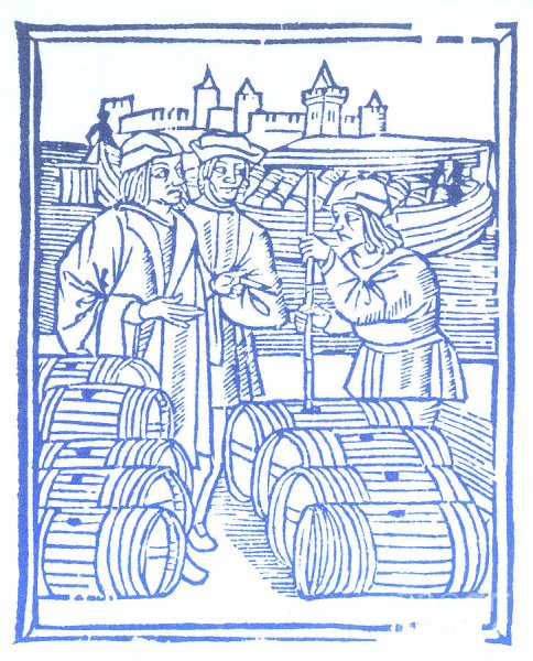 Новгородский торговец рисунок