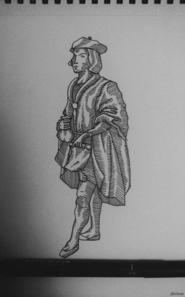 Купец эскиз