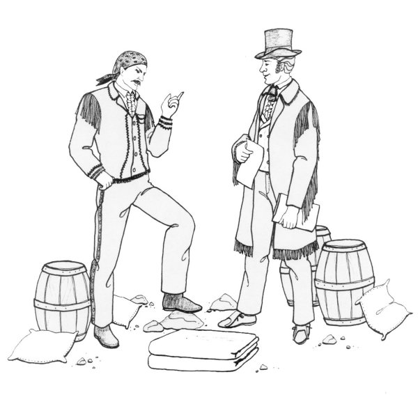 Купец раскраска