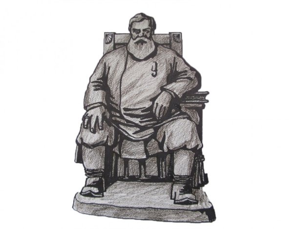 Памятник купцу в Мариинске