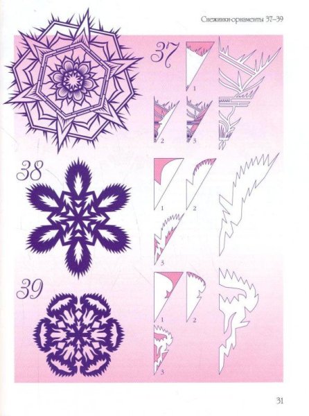 Узоры для снежинок