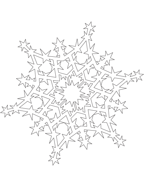 Вытынанки на окна снежинки мелкие