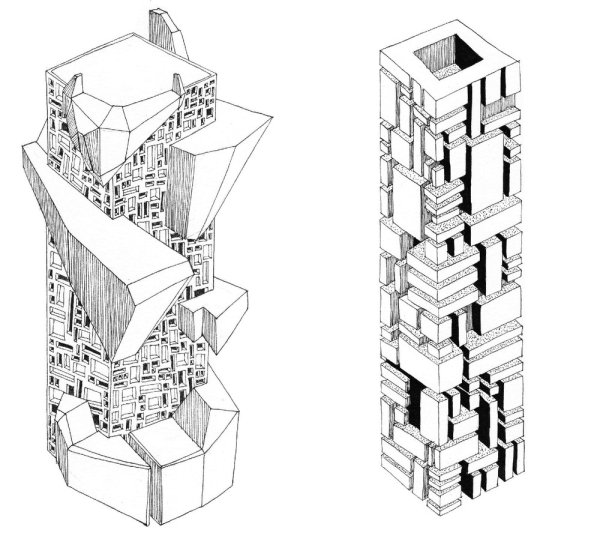 Вертикальная композиция в архитектуре