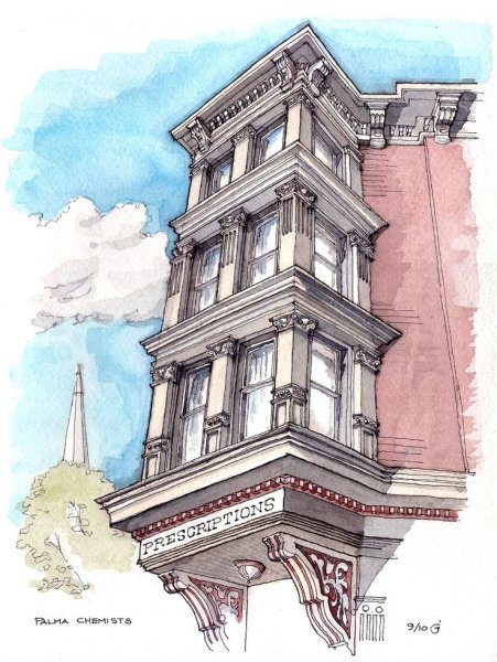 Наброски архитектурных элементов