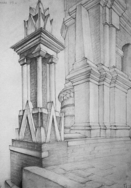 Рисование архитектурных сооружений