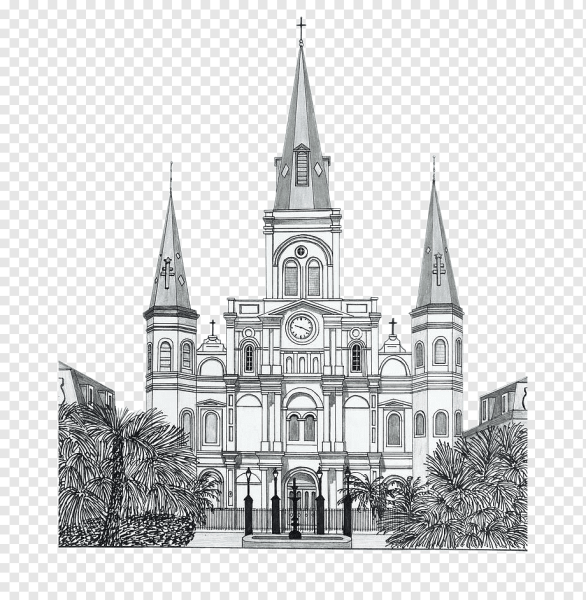 Архитектурное сооружение рисунок