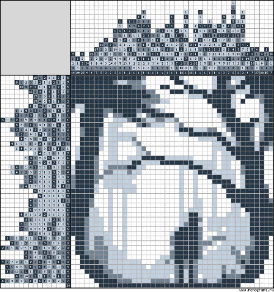Нанограмм японские кроссворды