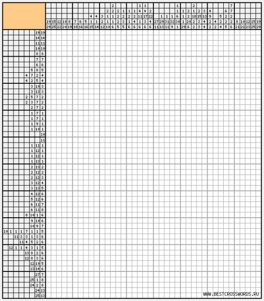 Японские кроссворды для печати