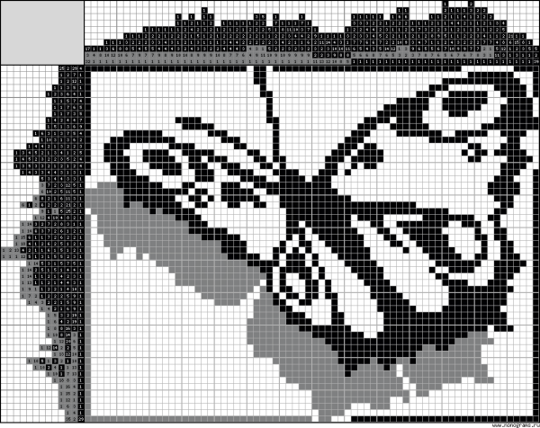 Японский кроссворд тигр 50х50