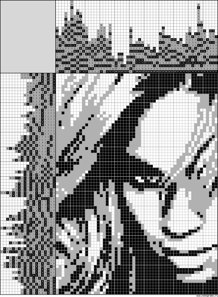 Японские кроссворды огромные