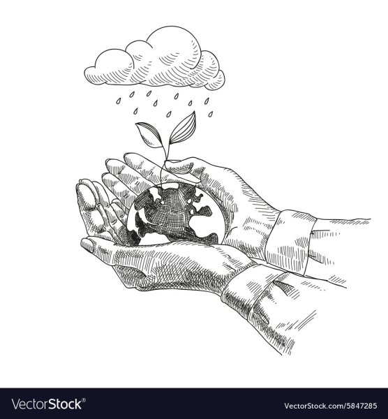 Экология рисунок карандашом