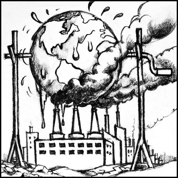 Экология рисунок карандашом