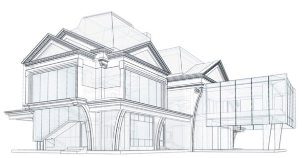 Архитектурные чертежи зданий