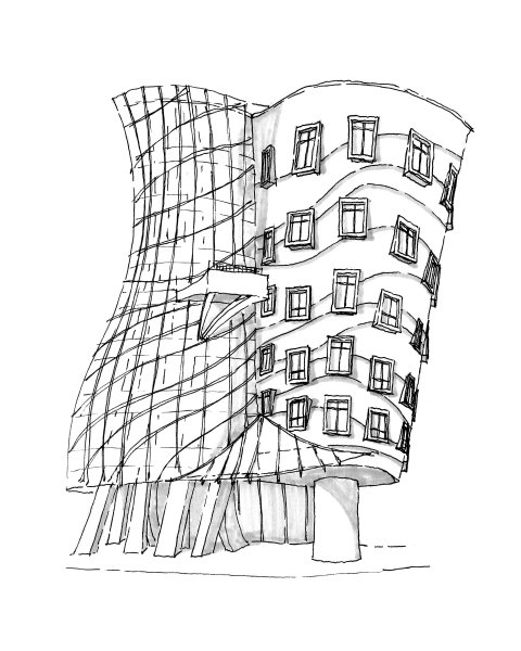 Фрэнк Гери Архитектор эскизы