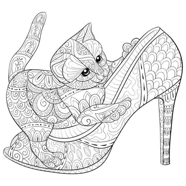 Раскраска антистресс для девочек 8 лет