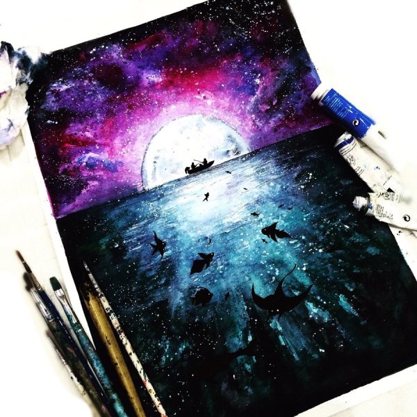 Крутые рисунки акварелью