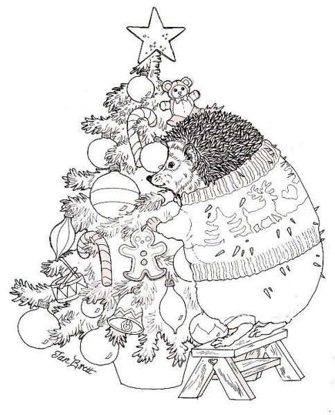 Раскраска. Новый год