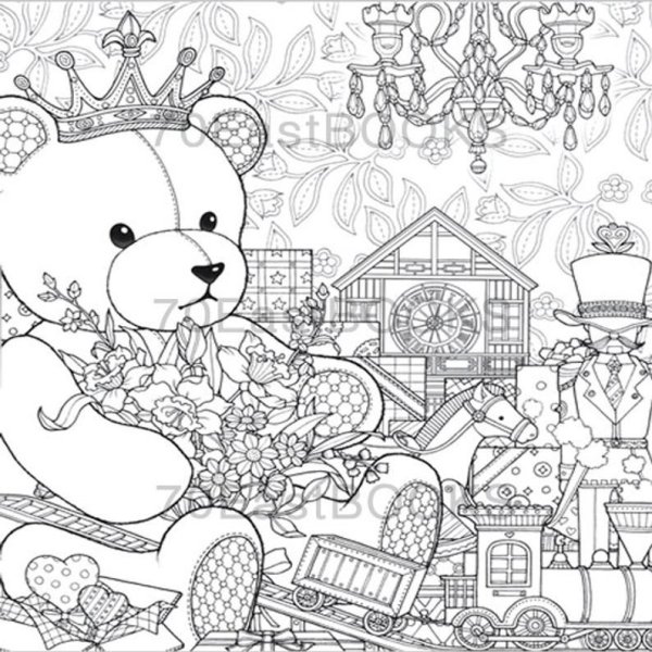 Раскраска новый год для взрослых