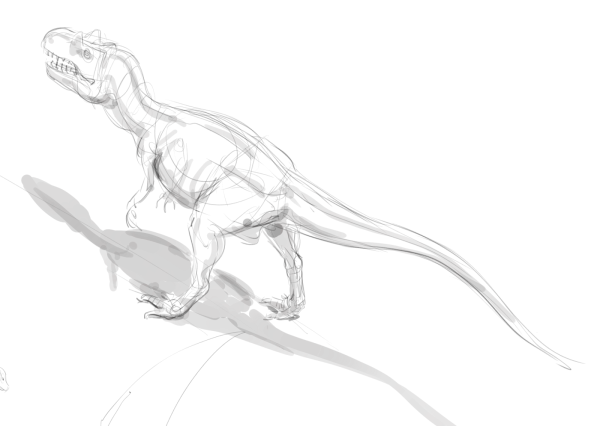 Тираннозавр рекс лайн