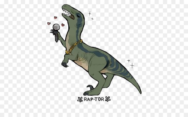 Грустный динозавр на прозрачном фоне