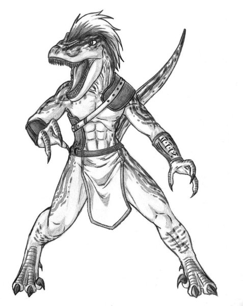 Рисунок динозавра в паинте